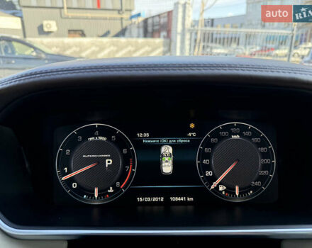 Черный Ленд Ровер Рендж Ровер, объемом двигателя 5 л и пробегом 102 тыс. км за 33500 $, фото 14 на Automoto.ua