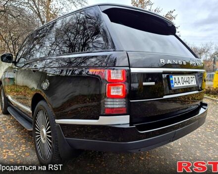 Черный Ленд Ровер Рендж Ровер, объемом двигателя 5 л и пробегом 170 тыс. км за 30000 $, фото 7 на Automoto.ua