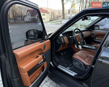 Черный Ленд Ровер Рендж Ровер, объемом двигателя 4.37 л и пробегом 200 тыс. км за 36500 $, фото 10 на Automoto.ua