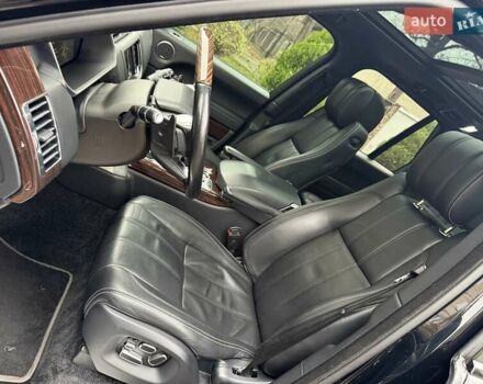 Чорний Ленд Ровер Рендж Ровер, об'ємом двигуна 5 л та пробігом 175 тис. км за 26950 $, фото 55 на Automoto.ua