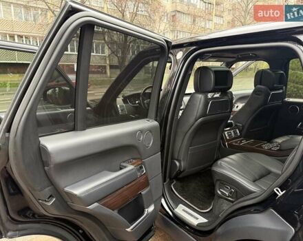 Чорний Ленд Ровер Рендж Ровер, об'ємом двигуна 5 л та пробігом 175 тис. км за 26950 $, фото 37 на Automoto.ua