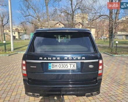 Черный Ленд Ровер Рендж Ровер, объемом двигателя 4.37 л и пробегом 216 тыс. км за 40500 $, фото 3 на Automoto.ua