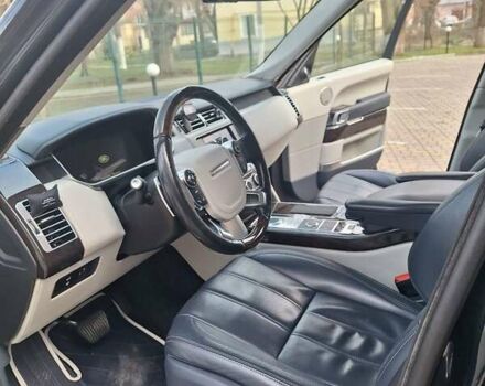 Черный Ленд Ровер Рендж Ровер, объемом двигателя 4.37 л и пробегом 216 тыс. км за 40500 $, фото 6 на Automoto.ua