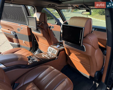Черный Ленд Ровер Рендж Ровер, объемом двигателя 4.37 л и пробегом 202 тыс. км за 61499 $, фото 36 на Automoto.ua