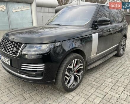 Черный Ленд Ровер Рендж Ровер, объемом двигателя 4.4 л и пробегом 221 тыс. км за 35000 $, фото 2 на Automoto.ua