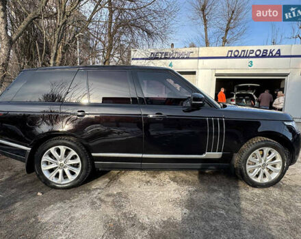 Черный Ленд Ровер Рендж Ровер, объемом двигателя 4.37 л и пробегом 220 тыс. км за 40000 $, фото 2 на Automoto.ua