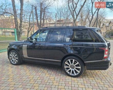 Черный Ленд Ровер Рендж Ровер, объемом двигателя 4.37 л и пробегом 216 тыс. км за 40500 $, фото 4 на Automoto.ua