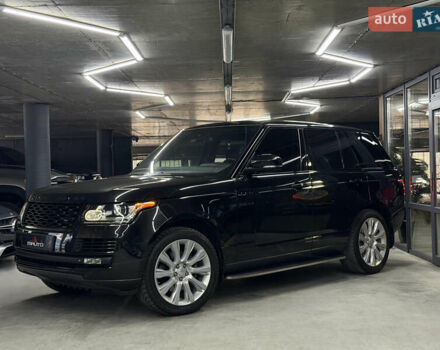 Черный Ленд Ровер Рендж Ровер, объемом двигателя 3 л и пробегом 158 тыс. км за 28900 $, фото 6 на Automoto.ua