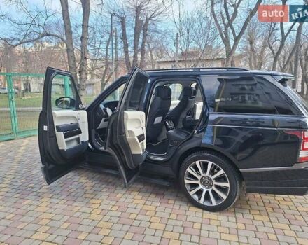 Черный Ленд Ровер Рендж Ровер, объемом двигателя 4.37 л и пробегом 216 тыс. км за 40500 $, фото 7 на Automoto.ua