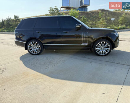 Черный Ленд Ровер Рендж Ровер, объемом двигателя 4.37 л и пробегом 202 тыс. км за 61499 $, фото 7 на Automoto.ua