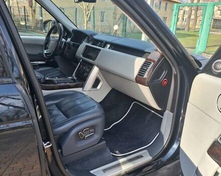 Черный Ленд Ровер Рендж Ровер, объемом двигателя 4.37 л и пробегом 216 тыс. км за 40500 $, фото 1 на Automoto.ua