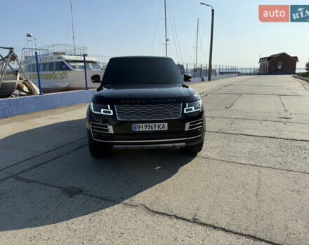 Черный Ленд Ровер Рендж Ровер, объемом двигателя 4.37 л и пробегом 202 тыс. км за 61499 $, фото 4 на Automoto.ua