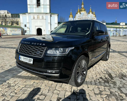 Черный Ленд Ровер Рендж Ровер, объемом двигателя 2.99 л и пробегом 163 тыс. км за 37000 $, фото 1 на Automoto.ua