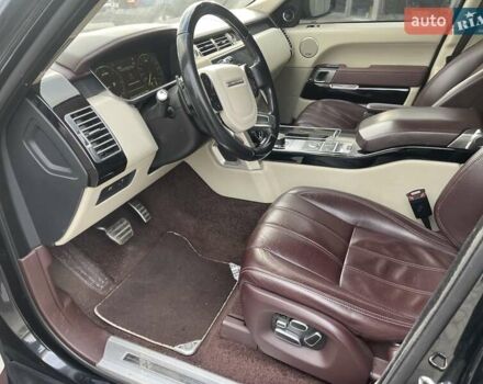 Черный Ленд Ровер Рендж Ровер, объемом двигателя 4.4 л и пробегом 221 тыс. км за 35000 $, фото 8 на Automoto.ua