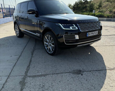 Черный Ленд Ровер Рендж Ровер, объемом двигателя 4.37 л и пробегом 202 тыс. км за 61499 $, фото 1 на Automoto.ua
