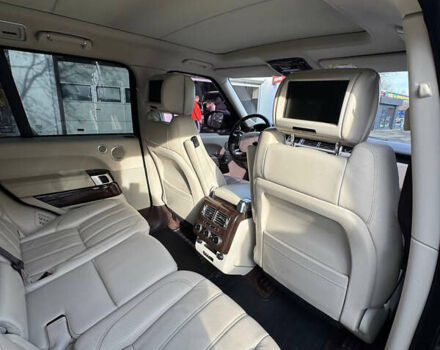 Черный Ленд Ровер Рендж Ровер, объемом двигателя 4.37 л и пробегом 220 тыс. км за 40000 $, фото 6 на Automoto.ua