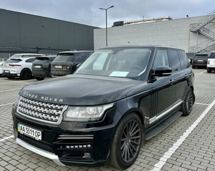 Черный Ленд Ровер Рендж Ровер, объемом двигателя 4.37 л и пробегом 214 тыс. км за 32000 $, фото 7 на Automoto.ua