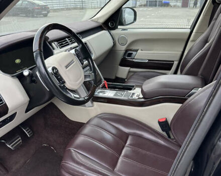 Черный Ленд Ровер Рендж Ровер, объемом двигателя 4.37 л и пробегом 214 тыс. км за 32000 $, фото 22 на Automoto.ua