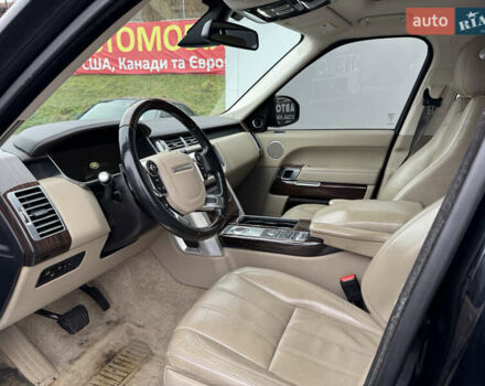 Черный Ленд Ровер Рендж Ровер, объемом двигателя 3 л и пробегом 195 тыс. км за 20800 $, фото 14 на Automoto.ua