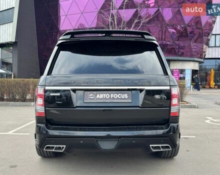 Чорний Ленд Ровер Рендж Ровер, об'ємом двигуна 5 л та пробігом 140 тис. км за 35990 $, фото 6 на Automoto.ua