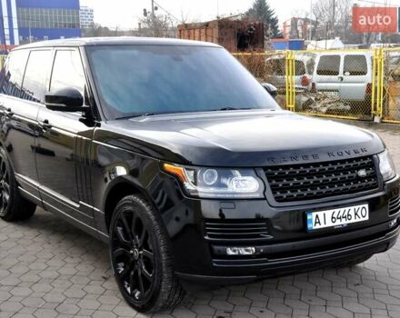 Черный Ленд Ровер Рендж Ровер, объемом двигателя 3 л и пробегом 110 тыс. км за 29500 $, фото 4 на Automoto.ua