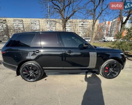 Черный Ленд Ровер Рендж Ровер, объемом двигателя 4.37 л и пробегом 245 тыс. км за 38000 $, фото 4 на Automoto.ua