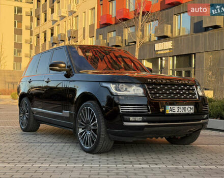 Черный Ленд Ровер Рендж Ровер, объемом двигателя 4.37 л и пробегом 112 тыс. км за 54900 $, фото 4 на Automoto.ua