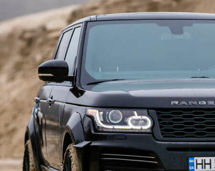 Черный Ленд Ровер Рендж Ровер, объемом двигателя 5 л и пробегом 129 тыс. км за 50000 $, фото 9 на Automoto.ua