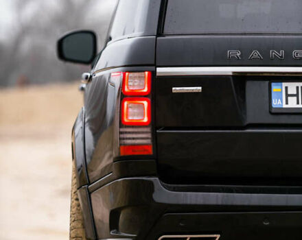 Черный Ленд Ровер Рендж Ровер, объемом двигателя 5 л и пробегом 129 тыс. км за 50000 $, фото 3 на Automoto.ua