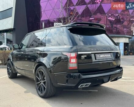 Чорний Ленд Ровер Рендж Ровер, об'ємом двигуна 5 л та пробігом 140 тис. км за 35990 $, фото 4 на Automoto.ua