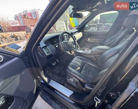 Черный Ленд Ровер Рендж Ровер, объемом двигателя 4.37 л и пробегом 245 тыс. км за 38000 $, фото 9 на Automoto.ua