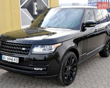 Черный Ленд Ровер Рендж Ровер, объемом двигателя 3 л и пробегом 110 тыс. км за 29500 $, фото 1 на Automoto.ua
