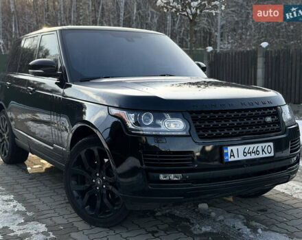 Черный Ленд Ровер Рендж Ровер, объемом двигателя 3 л и пробегом 110 тыс. км за 31500 $, фото 2 на Automoto.ua