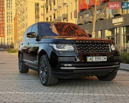Черный Ленд Ровер Рендж Ровер, объемом двигателя 4.37 л и пробегом 112 тыс. км за 54900 $, фото 3 на Automoto.ua