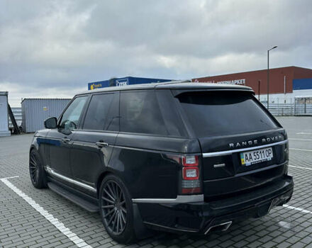 Черный Ленд Ровер Рендж Ровер, объемом двигателя 4.37 л и пробегом 214 тыс. км за 32000 $, фото 2 на Automoto.ua
