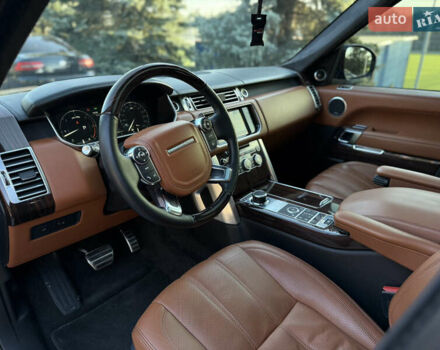 Черный Ленд Ровер Рендж Ровер, объемом двигателя 4.37 л и пробегом 199 тыс. км за 37500 $, фото 13 на Automoto.ua