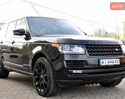 Черный Ленд Ровер Рендж Ровер, объемом двигателя 3 л и пробегом 110 тыс. км за 29500 $, фото 5 на Automoto.ua