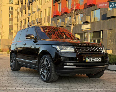 Черный Ленд Ровер Рендж Ровер, объемом двигателя 4.37 л и пробегом 112 тыс. км за 54900 $, фото 5 на Automoto.ua