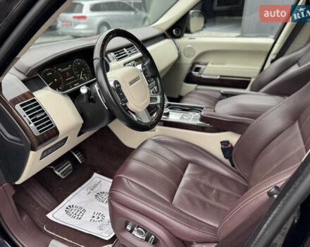 Черный Ленд Ровер Рендж Ровер, объемом двигателя 4.37 л и пробегом 188 тыс. км за 43000 $, фото 54 на Automoto.ua