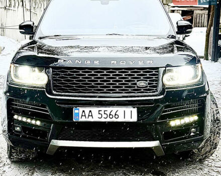 Черный Ленд Ровер Рендж Ровер, объемом двигателя 4.37 л и пробегом 220 тыс. км за 47000 $, фото 7 на Automoto.ua