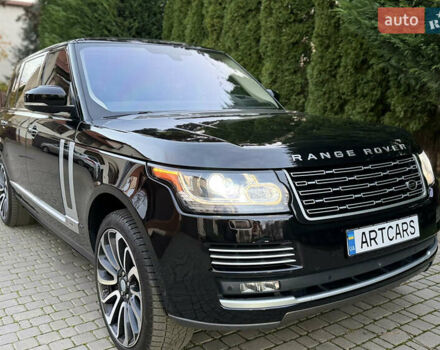 Черный Ленд Ровер Рендж Ровер, объемом двигателя 5 л и пробегом 155 тыс. км за 39900 $, фото 7 на Automoto.ua