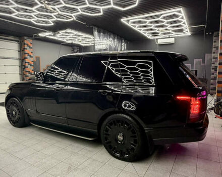 Черный Ленд Ровер Рендж Ровер, объемом двигателя 4.37 л и пробегом 198 тыс. км за 38999 $, фото 3 на Automoto.ua