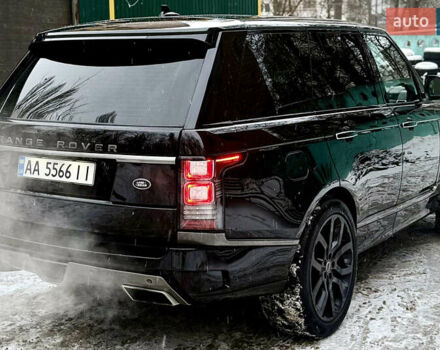 Черный Ленд Ровер Рендж Ровер, объемом двигателя 4.37 л и пробегом 220 тыс. км за 47000 $, фото 2 на Automoto.ua