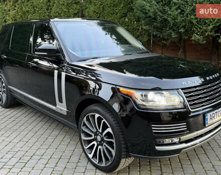 Черный Ленд Ровер Рендж Ровер, объемом двигателя 5 л и пробегом 155 тыс. км за 39900 $, фото 3 на Automoto.ua