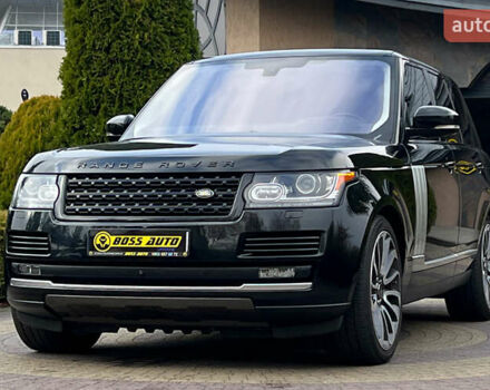 Черный Ленд Ровер Рендж Ровер, объемом двигателя 5 л и пробегом 167 тыс. км за 30650 $, фото 2 на Automoto.ua