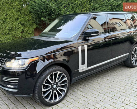 Черный Ленд Ровер Рендж Ровер, объемом двигателя 5 л и пробегом 155 тыс. км за 39900 $, фото 1 на Automoto.ua