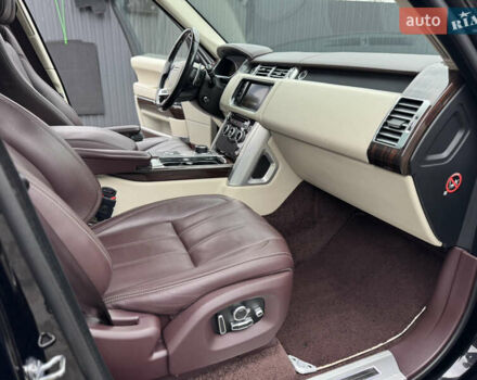 Черный Ленд Ровер Рендж Ровер, объемом двигателя 4.37 л и пробегом 188 тыс. км за 43000 $, фото 80 на Automoto.ua