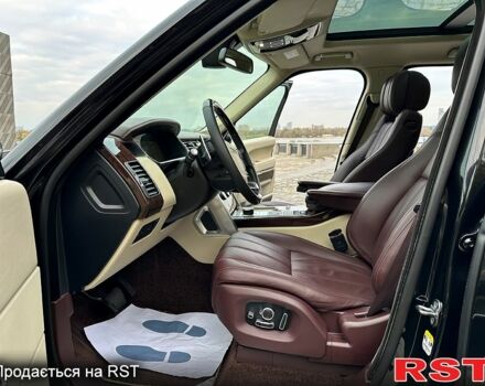 Черный Ленд Ровер Рендж Ровер, объемом двигателя 5 л и пробегом 162 тыс. км за 46999 $, фото 9 на Automoto.ua