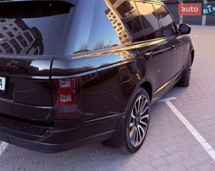 Черный Ленд Ровер Рендж Ровер, объемом двигателя 5 л и пробегом 185 тыс. км за 43000 $, фото 4 на Automoto.ua