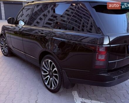 Черный Ленд Ровер Рендж Ровер, объемом двигателя 5 л и пробегом 185 тыс. км за 43000 $, фото 3 на Automoto.ua